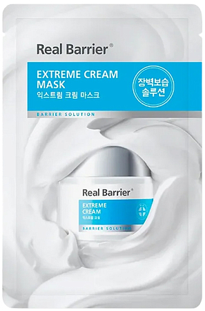 Real Barrier~Восстанавливающая тканевая маска с церамидами~Extreme Cream Mask