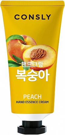 Consly~Смягчающий крем-сыворотка для рук с персиком~Peach Hand Essence Cream