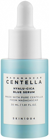 Skin1004~Антивозрастная сыворотка с гиалуроновой кислотой~Madagascar Centella Hyalu-Cica Blue